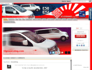elgrand.ning.com screenshot