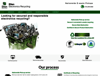 elianelectronicsrecycling.com screenshot