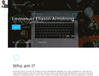 eliasonarmstrong.com screenshot
