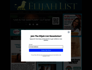 elijahlist.org screenshot