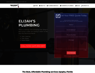 elijahsplumbing.com screenshot