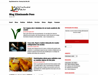 eliminandopeso.com.br screenshot