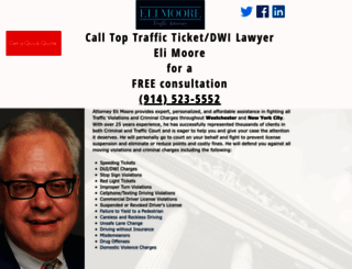 elimooretrafficattorney.com screenshot