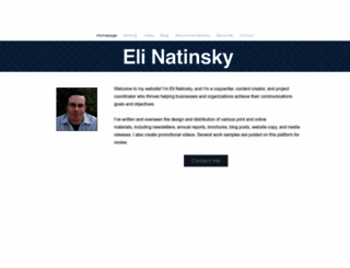 elinatinsky.com screenshot