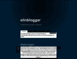 elinbloggar.webblogg.se screenshot