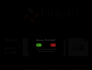 eliquidcoast.com screenshot