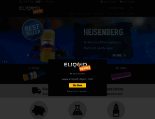 eliquiddepot.com screenshot