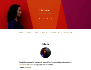elisabethhubert.com screenshot