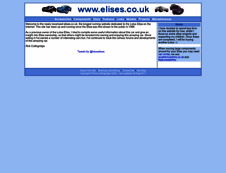 elises.co.uk screenshot