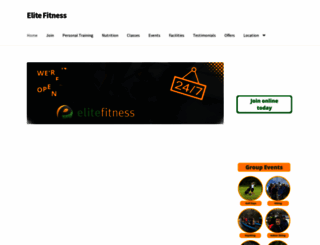 elite-fitness.co.uk screenshot