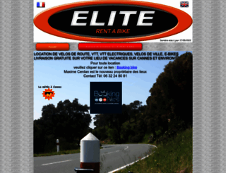 elite-rentabike.com screenshot