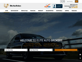eliteautobrokers.net screenshot