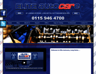 eliteautocaregarage.co.uk screenshot