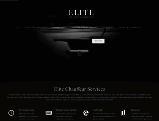 elitechauffeur.co.za screenshot