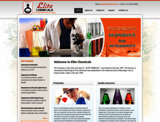 elitechemical.com screenshot