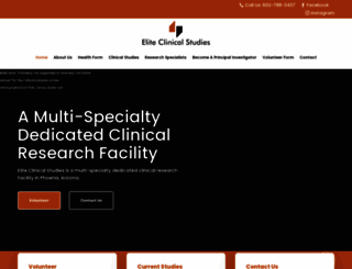 eliteclinicalstudies.com screenshot