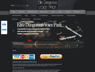 elitedangerousvoicepack.com screenshot