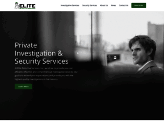 elitedetectives.com screenshot