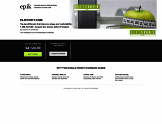 elitediet.com screenshot
