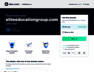 eliteeducationgroup.com screenshot