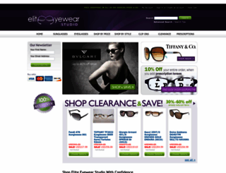eliteeyewearstudio.com screenshot