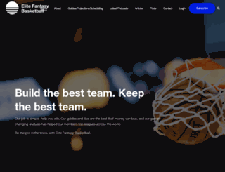 elitefantasybasketball.com screenshot