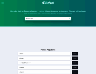 elitefont.com screenshot