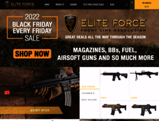 eliteforceairsoft.com screenshot