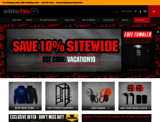 elitefts.com screenshot