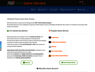 elitegameservers.net screenshot