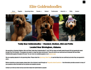 elitegoldendoodles.com screenshot