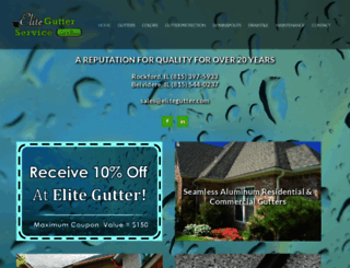 elitegutter.com screenshot