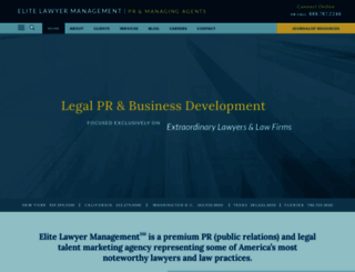 elitelawyermanagement.com screenshot