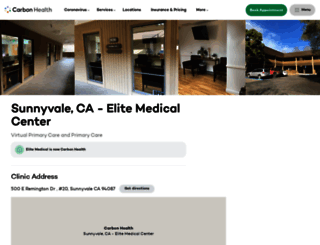 elitemedicalcenter.com screenshot