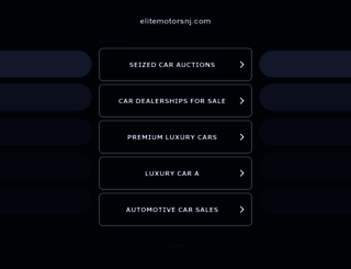 elitemotorsnj.com screenshot