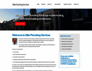 eliteplumbing.com.au screenshot