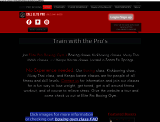 eliteproboxing.com screenshot