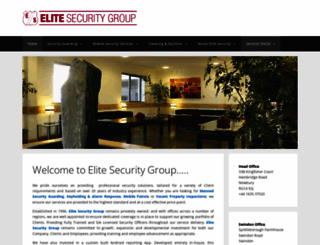 elitesecuritygroup.co.uk screenshot