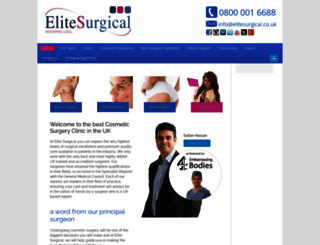 elitesurgical.co.uk screenshot