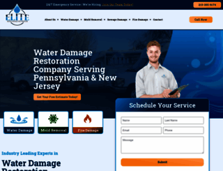 elitewaterdamage.com screenshot