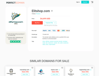 elitshop.com screenshot