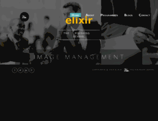 elixirfinishingschool.com screenshot