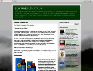 elixirhealth.blogspot.com screenshot