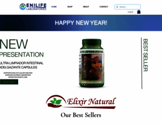 elixirnaturallabs.com screenshot