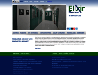 elixirpharma.in screenshot