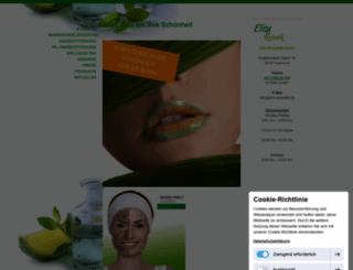 eliza-kosmetik.de screenshot