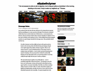 elizabethclymer.wordpress.com screenshot