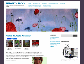 elizabethreoch.com screenshot