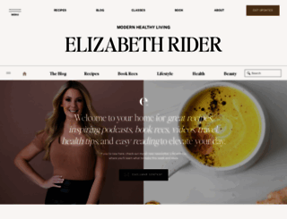 elizabethrider.com screenshot