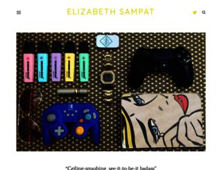elizabethsampat.com screenshot